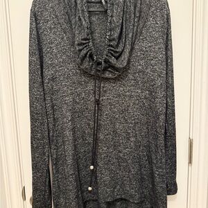 DITA Charcoal Cowl Neck Sweater